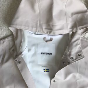 Stutterheim Cream Hooded Jacket